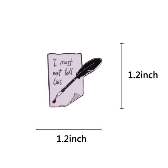 Copied - Copied - Harry Potter I Must Not Tell Lies Enamel Pins 178-1 - Picture 2 of 3